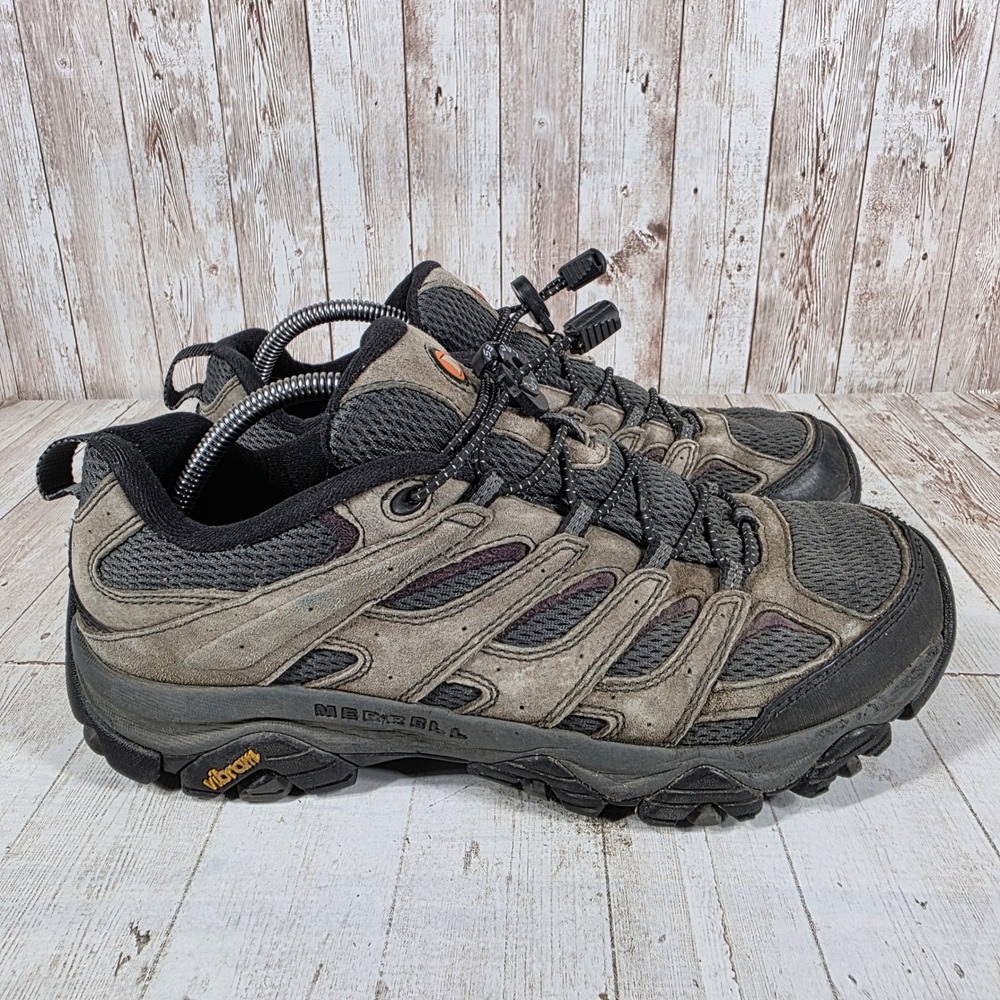 Merrell Moab 2 Ventilator Mens Hiking Shoes Beluga Grey Vibram J035831 Laces